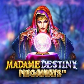 Madame Destiny Megaways slot visual from Pragmatic Play available on betamo-casino.de.com